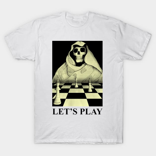 Skull chess master halloween T-Shirt by Elsieartwork